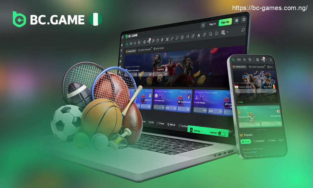 BC Game bet covers 30+ sports and eSports with 1,500+ daily live and pre-match events